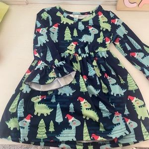 Christmas Dino’s twirl dress